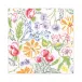 Cerise Floral Paper Luncheon Napkins, 20 Per Pack