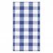 Gingham Paper Guest Towel/Buffet Napkins in Blue, 15 Per Pack