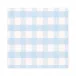 Gingham Paper Luncheon Napkins in Light Blue, 20 Per Pack