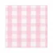 Gingham Paper Luncheon Napkins in Pink, 20 Per Pack