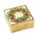 Holly And Berry Wreath Merry Cmas Cocktail Napkin Box