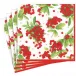 Christmas Berry Red Dinner Napkin