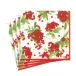 Christmas Berry Red Luncheon Napkin
