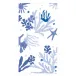 Matisse Coral Blue Paper Guest Towel/Buffet Napkins, 15 per Pack