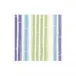 Bamboo Stripe Blue/Green Boxed Cocktail Paper Napkins, 40 per Pack