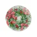 Ribbon Stripe Wreath Paper Dinner Plates, 8 per Pack