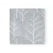 Winter Trees Silver/White Paper Luncheon Napkins, 20 per Pack