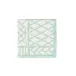 Bamboo Screen Robin's Egg Paper Linen Luncheon Napkins - 15 Per Package