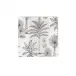 Southern Palms Flax & White Luncheon Napkins - 20 Per Package
