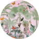 Paradise Garden Round Lacquer Placemat