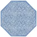 Fretwork Blue Placemat Die Cut Single