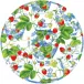 Strawberries and Cream Hardback Placemat