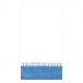 Linen Border Paper Guest Towel/Buffet Napkins Blue, 15 Per Pack