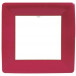 Grosgrain Square Paper Dinner Plates Red, 8 Per Pack