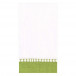 Linen Border Paper Guest Towel/Buffet Napkins Green, 15 Per Pack