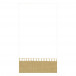 Linen Border Paper Guest Towel/Buffet Napkins Gold, 15 Per Pack