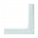 Linen Border Paper Luncheon Napkins Silver, 20 Per Pack