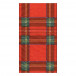 Royal Plaid Paper Guest Towel/Buffet Napkins, 15 Per Pack