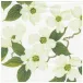 White Blossom White Paper Dinner Napkins, 20 Per Pack