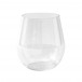 Acrylic 14 oz Stemless Wine Glass Crystal Clear