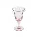 Acrylic Flared Water Glass Tall Light Rose