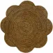 Natural Tabletop Rattan Scallop Round Placemat