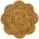 Honey Tabletop Rattan Scallop Round Placemat