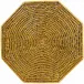 Honey Tabletop Rattan Octagonal Placemat