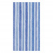 Carmen Stripe Paper Guest Towel/Buffet Napkins Blue, 15 Per Pack