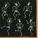 Dancing Skeletons Black Paper Luncheon Napkins, 20 Per Pack