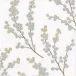 Berry Branches White/Silver Paper Luncheon Napkins, 20 Per Pack