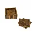 Rattan Square Coaster and Holder Set Natural (6 Coasters and 1 Napkin Holder)