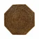 Rattan Octagonal Placemat Natural