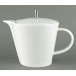 Checks Tea/Coffee Pot With Metal Knob 4.0 X 4.0 X 5.5 in