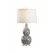 Snow Leopard Lamp Blue