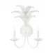 Royal Palm Sconce White by Meg Braff