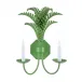 Royal Palm Sconce Green by Meg Braff