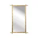 Bamboo Mirror Brass