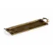 Diana Rectangular Tray Brass