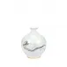 White Cinder And Smoke Vase Small