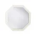 Dahlia Hexagon Mirror White