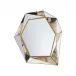 Petrified Wood Geometric Mirror