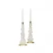 Rock Crystal Candlestands Pair
