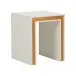 Baldwin White End Table