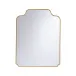 Sartilly Gold Leaf Rectangular Mirror