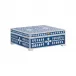 Bone Blue Inlay Box
