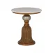 Tassel Silver & Gold Side Table