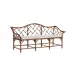 Chippendale Brown Bamboo Settee