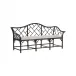 Chippendale Cracked Pepper Bamboo Settee