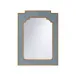 Yangon Blue Rectangular Mirror